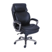 Serta 48965 SertaPedic Cosset High-Back Black Leather Executive Office Chair