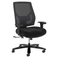 HON Crio Black Mesh / Fabric High-Back Big and Tall Task Chair