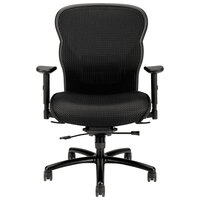 HON Wave Black Mesh / Fabric Big and Tall Executive Chair