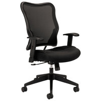 HON Wave Black Mesh / Sandwich Mesh High-Back Task Chair