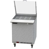 Beverage-Air SPE27HC-12M-B-CL Elite 27" 1 Door Mega Top Refrigerated Sandwich Prep Table