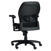 Safco 3200 Mercado Series Mid-Back Black Mesh Office Chair
