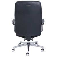 La-Z-Boy 48957 Commercial 2000 High-Back Black Leather Executive Office Chair with Lumbar Support