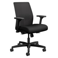 HON I2L1AMLC10TK Ignition Series Low-Back Black Ilira-Stretch Mesh Task Chair