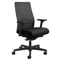 HON I2M2AMLC10TK Ignition Series Mid-Back Black Ilira-Stretch Mesh Task Chair