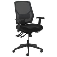 HON Crio Black Mesh / Fabric High-Back Task Chair with Asynchronous Tilt