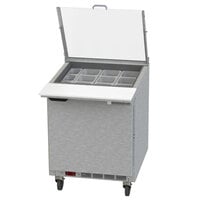 Beverage-Air SPE27HC-12M-CL Elite 27" 1 Door Mega Top Refrigerated Sandwich Prep Table