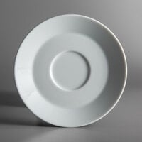 Schonwald 9406918 Connect 6 1/4 inch Continental White Porcelain Saucer - 12/Case
