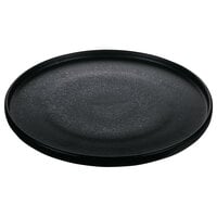 Playground 701122791021090 Nara 10 5/8 inch Black Round Coupe Plate - 6/Case