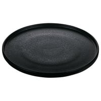 Playground 701122791021090 Nara 10 5/8" Black Round Coupe Plate - 6/Case