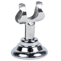 Choice 1 1/2 inch Stainless Steel Clamp-Style Menu / Card Holder