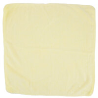 Rubbermaid 1820584 HYGEN Sanitizer Safe 16 inch x 16 inch Yellow Microfiber Cloth