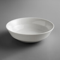Schonwald 9123165 Allure 14.5 oz. Bone White Round Porcelain Salad Bowl - 12/Case
