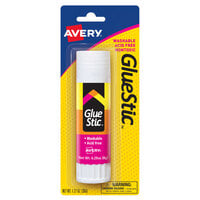 Avery® 00191 GlueStic 1.27 oz. Large White Washable Nontoxic Permanent GlueStick