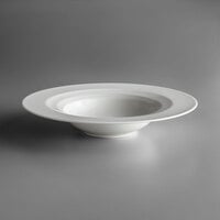 Schonwald 9120128 Allure 11.75 oz. Bone White Porcelain Deep Rim Bowl - 6/Case