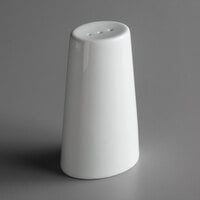 Schonwald 9124040 Allure 3 3/8" Bone White Porcelain Pepper Shaker - 12/Case