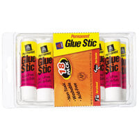 Avery® 98001 GlueStic 0.26 oz. White Washable Nontoxic Permanent GlueStick Value Pack - 18/Pack