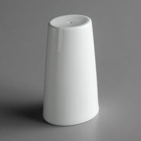 Schonwald 9124030 Allure 3 3/8" Bone White Porcelain Salt Shaker - 12/Case