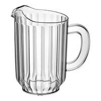  Tribello Pitcher with Lid 1 Gallon, Slim Clear Plastic