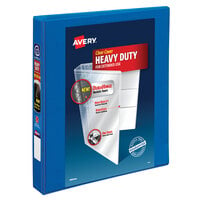 Avery® 79720 Pacific Blue Heavy-Duty View Binder with 1" Locking One Touch Slant Rings