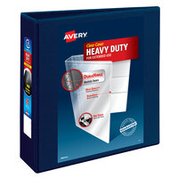 Avery 79803 Navy Blue Heavy-Duty View Binder with 3 inch Locking One Touch EZD Rings