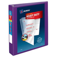 Avery® 79774 Purple Heavy-Duty View Binder with 1 1/2 inch Locking One Touch EZD Rings