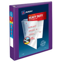 Avery® 79774 Purple Heavy-Duty View Binder with 1 1/2" Locking One Touch EZD Rings