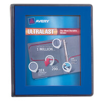 Avery 79740 Ultralast Blue View Binder with 1 inch Non-Locking One Touch Slant Rings