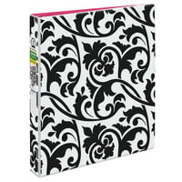 Avery 26747 Fashion Durable Damask View Binder with 1 inch Round Rings