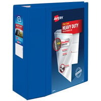 Avery® 79817 Pacific Blue Heavy-Duty View Binder with 5" Locking One Touch EZD Rings