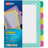 Avery® 24903 Ultralast Big Tab 8-Tab Multi-Color / Design Divider Set