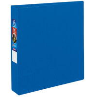 Avery 79885 Blue Heavy-Duty Non-View Binder with 1 1/2 inch Locking One Touch EZD Rings