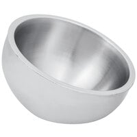 American Metalcraft AB6 23 oz. Double Wall Stainless Steel Angled Insulated  Serving Bowl