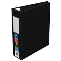 Avery 79993 Black Heavy-Duty Non-View Binder with 3 inch Locking One Touch EZD Rings / Label Holder