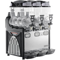 Narvon SM263 Triple 2.6 Gallon Pourover Granita / Slushy / Frozen Beverage Dispenser - 120V