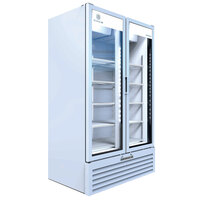 Beverage-Air MT49-1W 47" Marketeer Series White Refrigerated Glass Door Merchandiser with LED Lighting