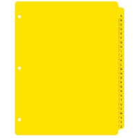 Avery® 23081 Heavy-Duty 26-Tab A-Z Yellow Plastic Industrial Divider Set