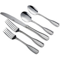 Acopa Scottdale 18/8 Stainless Steel Extra Heavy Weight Flatware Set with Service for 12 - 60/Pack