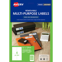 Avery® 95915 Easy Peel 1" x 2 5/8" White Rectangle Sure Feed Address Labels - 15000/Box