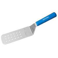 Dexter-Russell 19703H Sani-Safe 8 inch x 3 inch High Heat Blue Perforated Turner