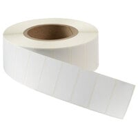 Avery® 04130 1 inchx 2 inch White Industrial Direct Thermal Label, 3000 Count Roll - 4/Box