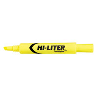 Avery® 24001 Hi-Liter® Fluorescent Yellow Chisel Tip Desk Style Highlighter