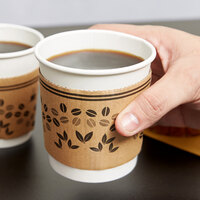 Choice 10-24 oz. Printed Coffee Cup Sleeve / Jacket / Clutch - 1200/Case