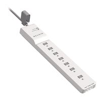 Belkin BE10720006 6' White 7 Outlet Surge Protector, 2320 Joules