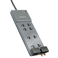 Belkin BE10823012 12' Dark Gray 8 Outlet Surge Protector, 3390 Joules
