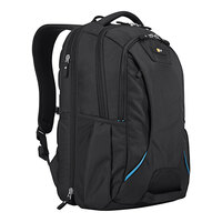 Case Logic 3203772 18 1/2" x 12 1/4" x 12 1/4" Black Checkpoint Friendly Laptop Backpack