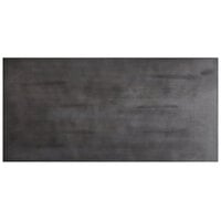 Lancaster Table & Seating 30 inch x 60 inch Solid Wood Live Edge Table Top with Antique Slate Gray Finish