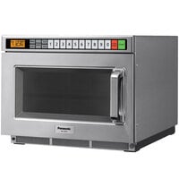 Panasonic NE-12523 Stainless Steel Medium Duty Commercial Microwave Oven - 120V, 1200W