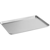 Baker's Lane Heavy Duty Full Size 16 Gauge 18" x 26" Wire Rim Aluminum Bun / Sheet Pan