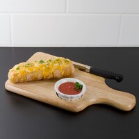 Tablecraft 79C Bread / Charcuterie Board With Insert and Knife Slot - 13 inch x 7 3/4 inch x 3/4 inch